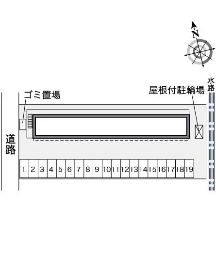 ★手数料０円★幸手市幸手 月極駐車場